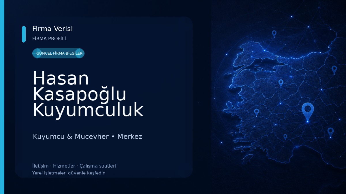 Hasan Kasapoğlu Kuyumculuk Kuyumcu & Mücevher