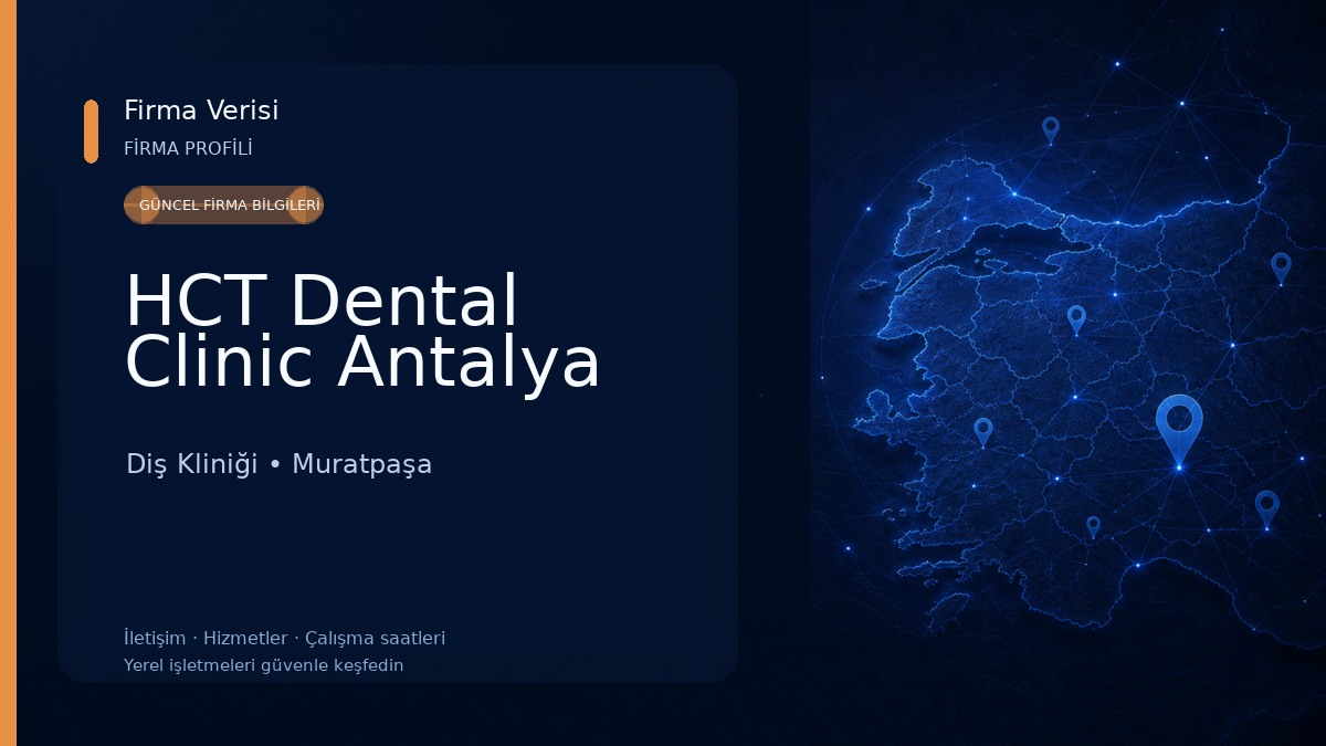 HCT Dental Clinic Antalya Diş Kliniği