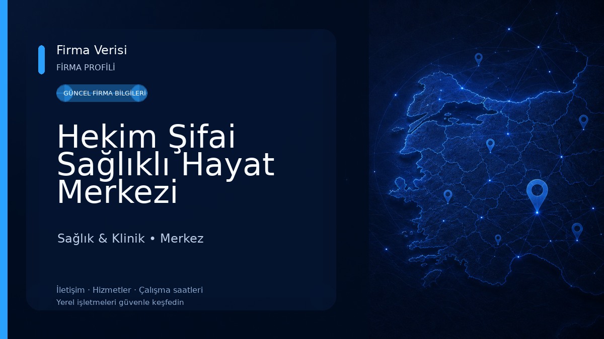 Hekim Şifai Sağlıklı Hayat Merkezi Sağlık & Klinik