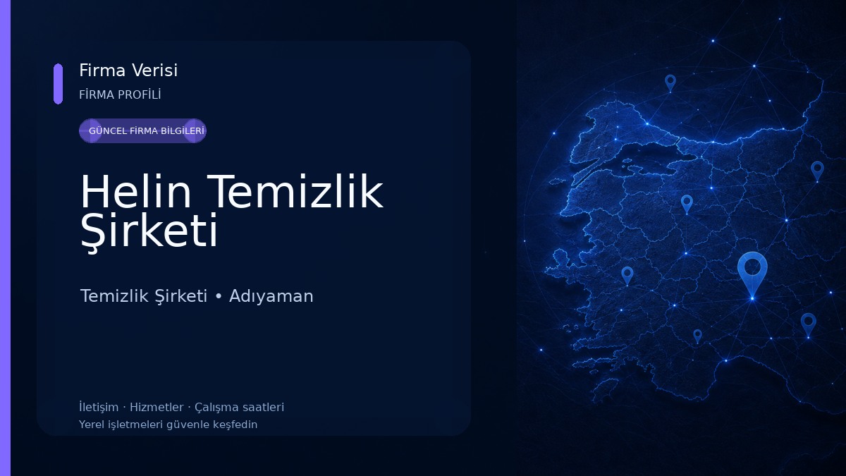 Helin Temizlik Şirketi Temizlik Şirketi
