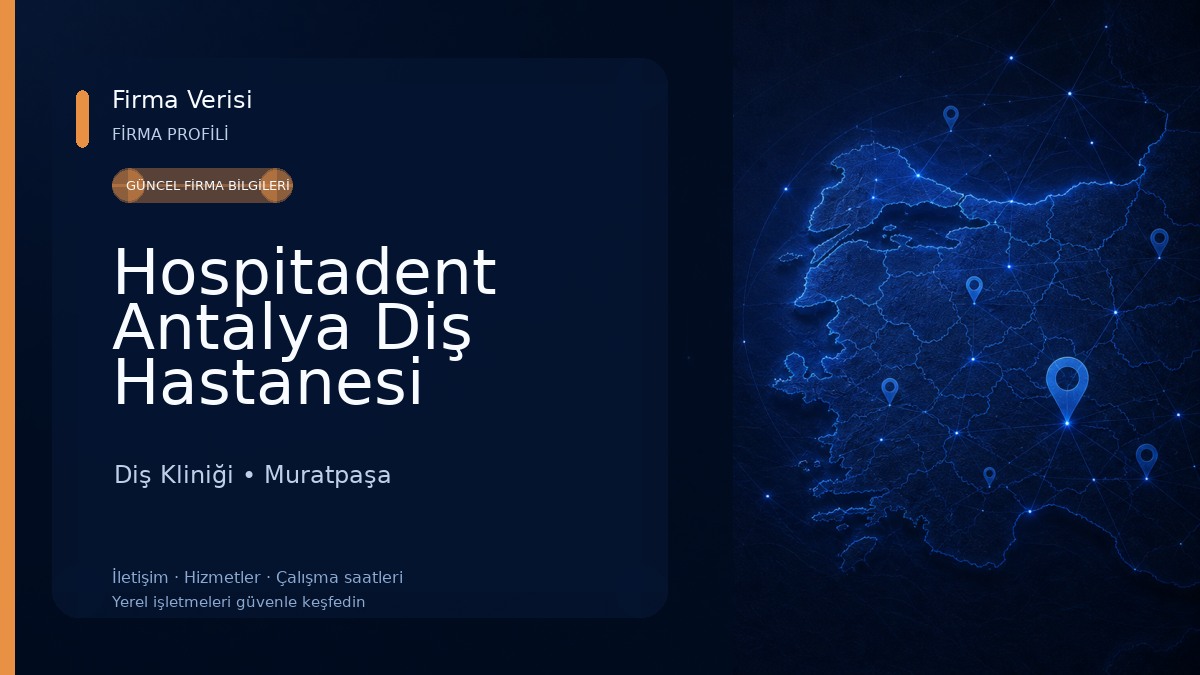 Hospitadent Antalya Diş Hastanesi Diş Kliniği