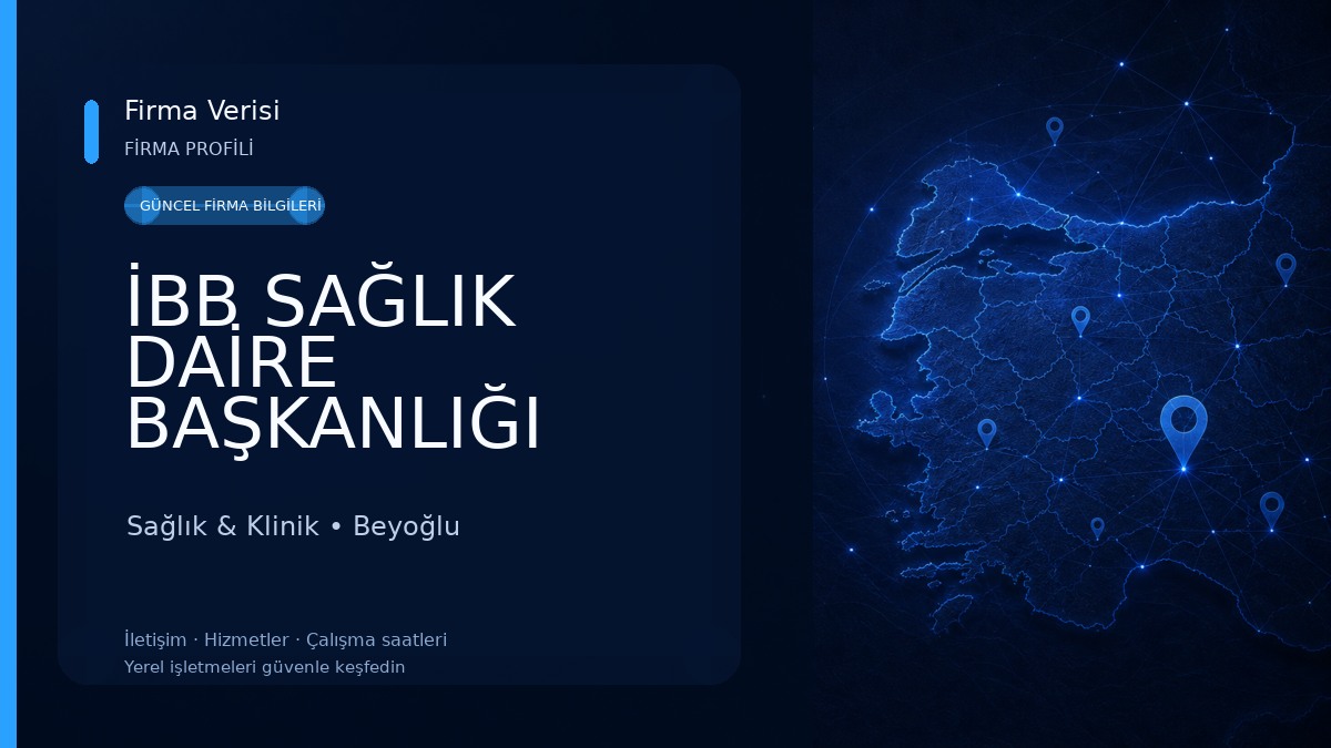 İBB SAĞLIK DAİRE BAŞKANLIĞI Sağlık & Klinik