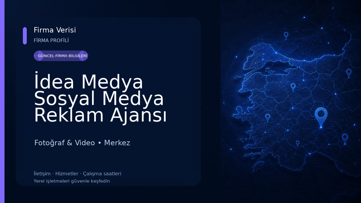 İdea Medya Sosyal Medya Reklam Ajansı Fotoğraf & Video
