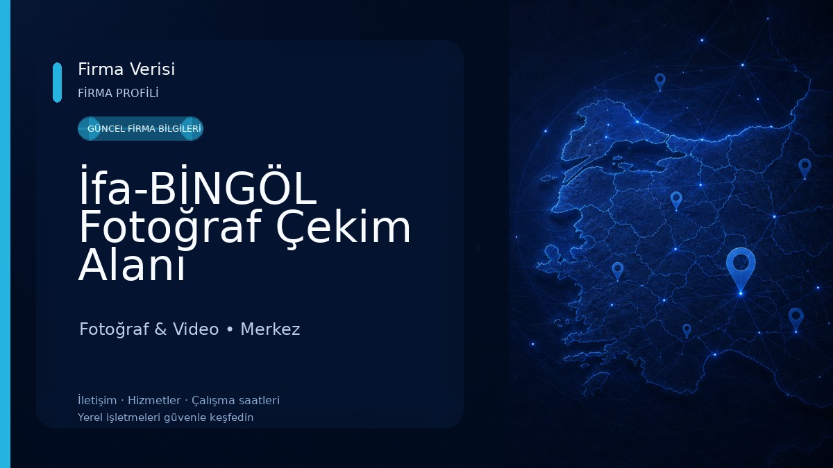İfa-BİNGÖL Fotoğraf Çekim Alanı Fotoğraf & Video
