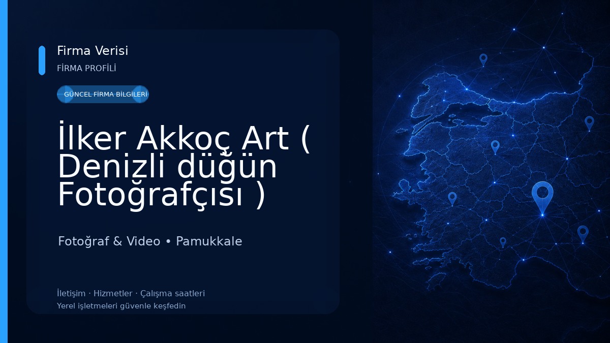 İlker Akkoç Art ( Denizli düğün Fotoğrafçısı ) Fotoğraf & Video
