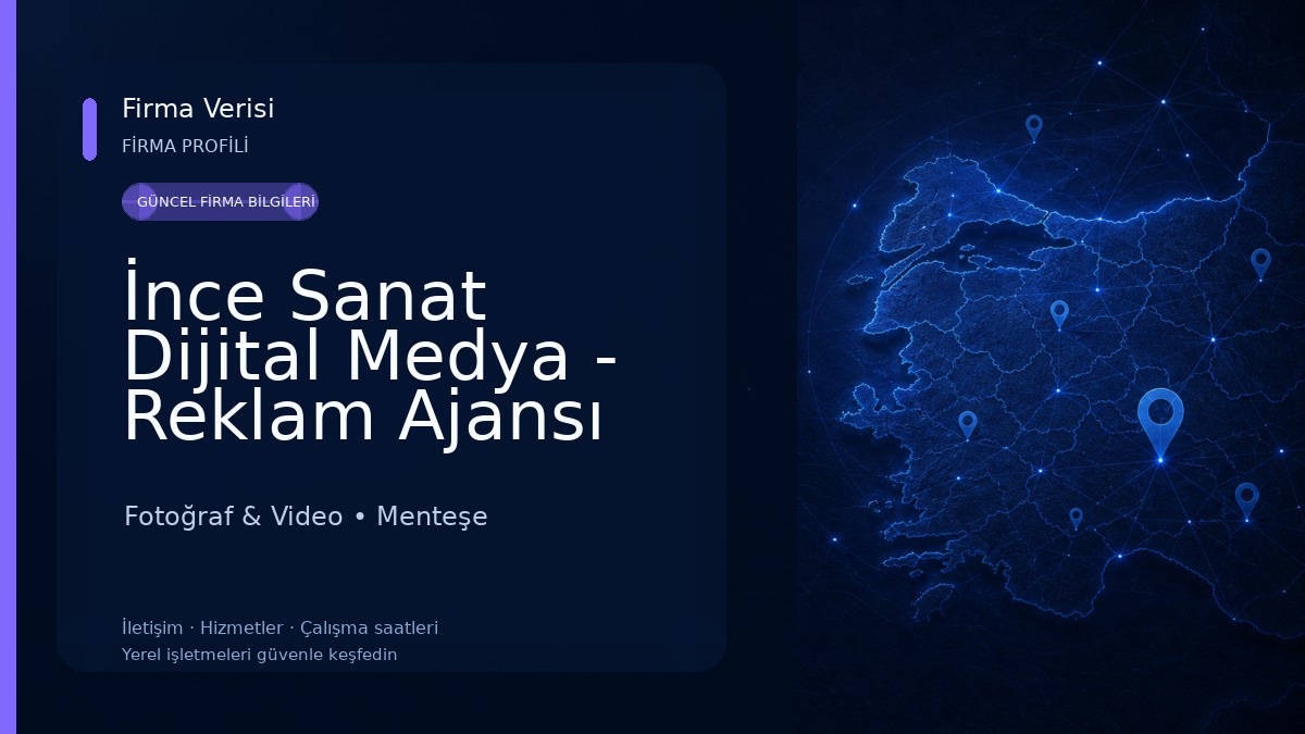 İnce Sanat Dijital Medya - Reklam Ajansı Fotoğraf & Video