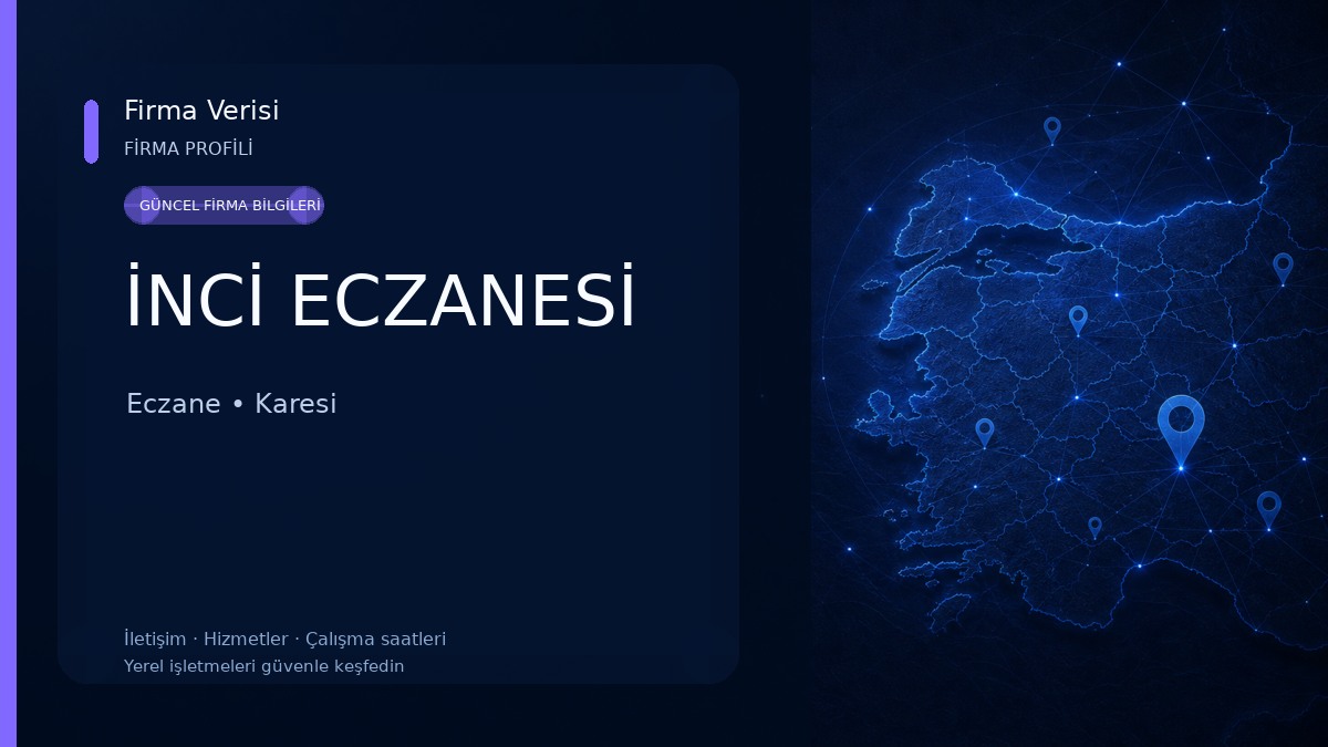 İNCİ ECZANESİ