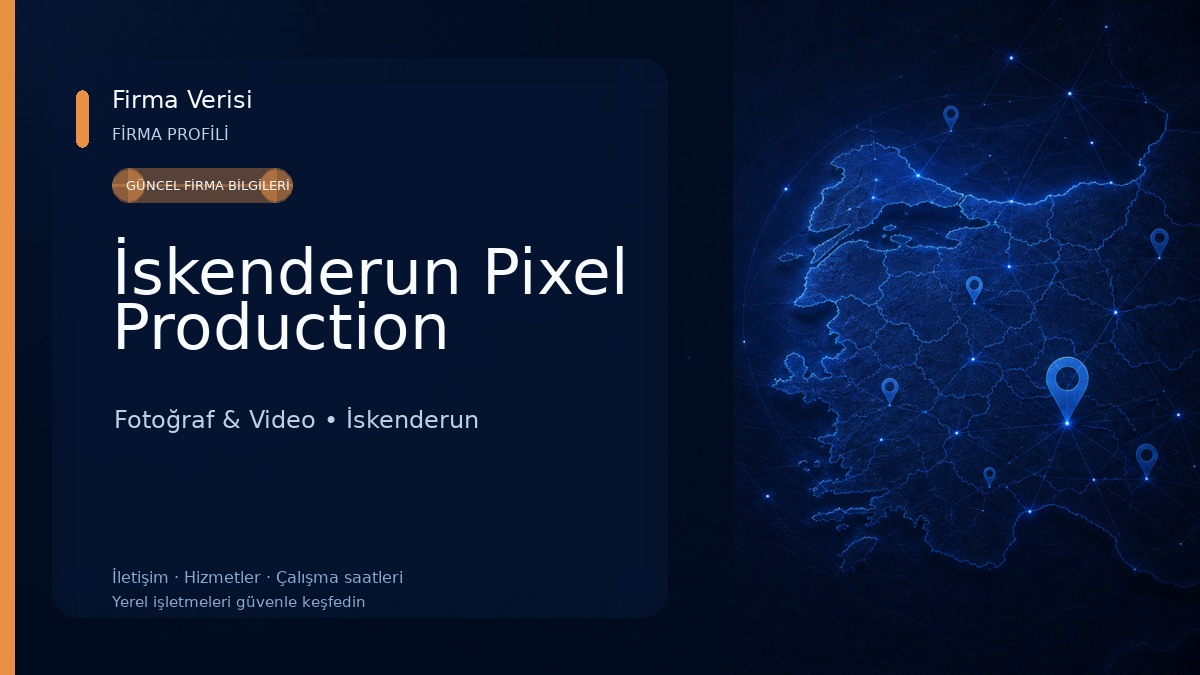 İskenderun Pixel Production Fotoğraf & Video