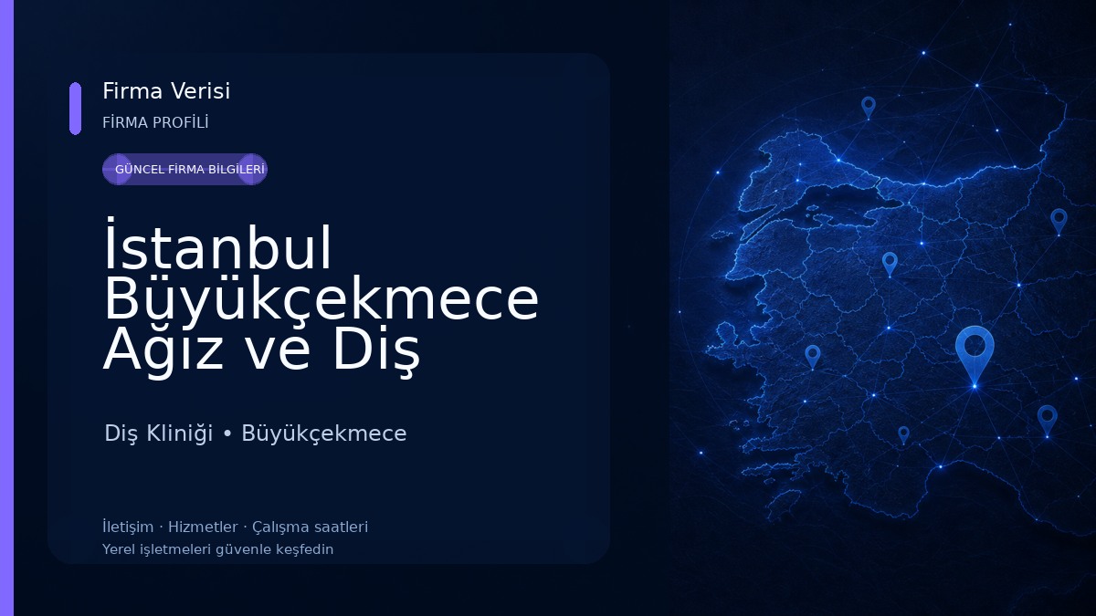 İstanbul Büyükçekmece Ağız ve Diş Sağlığı Merkezi Diş Kliniği