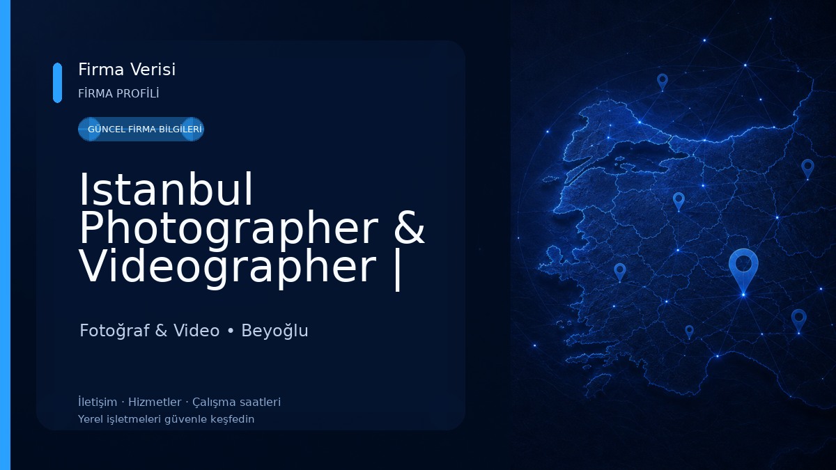 Istanbul Photographer & Videographer | Shoot My Journey Fotoğraf & Video