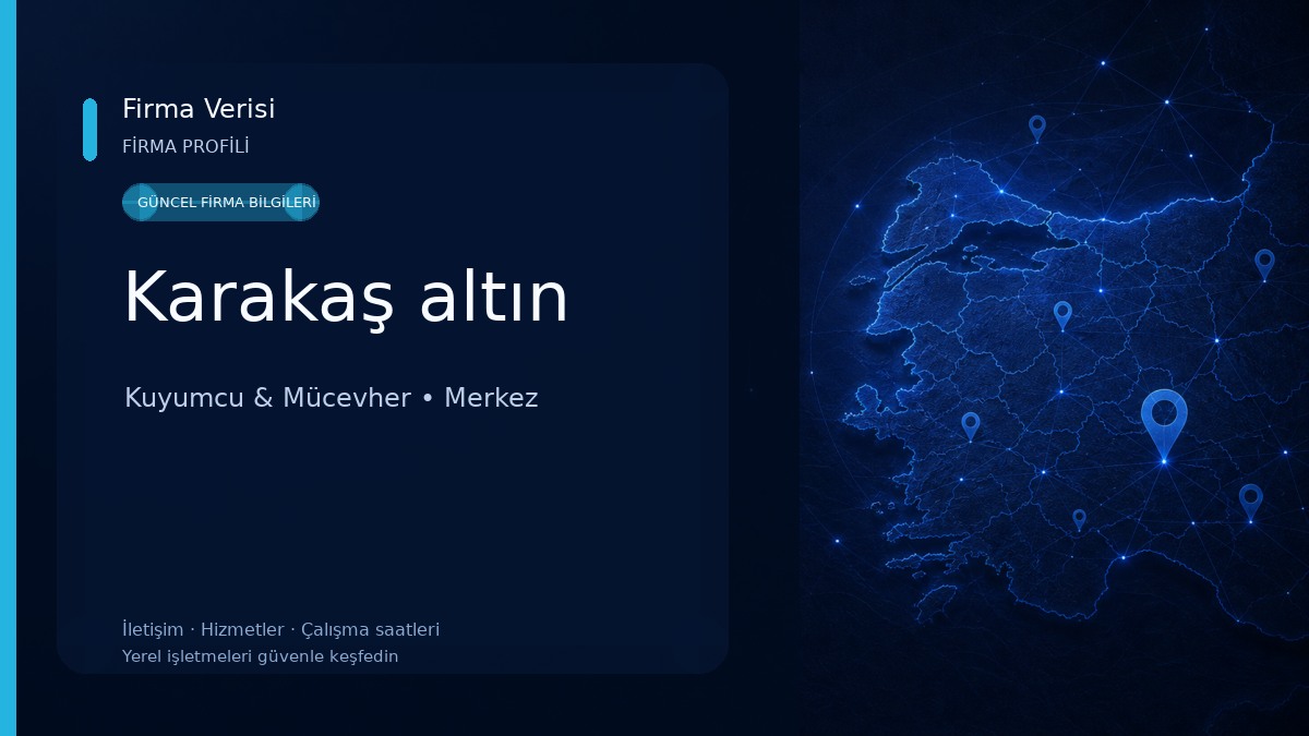 Karakaş altın Kuyumcu & Mücevher