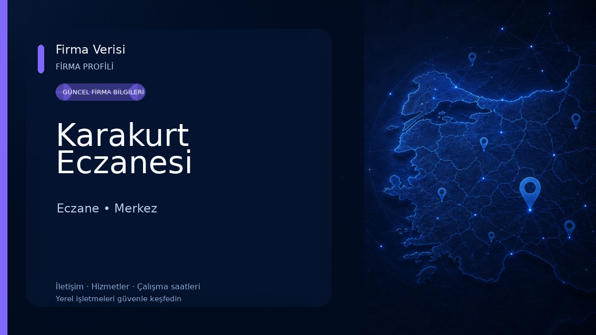 Karakurt Eczanesi
