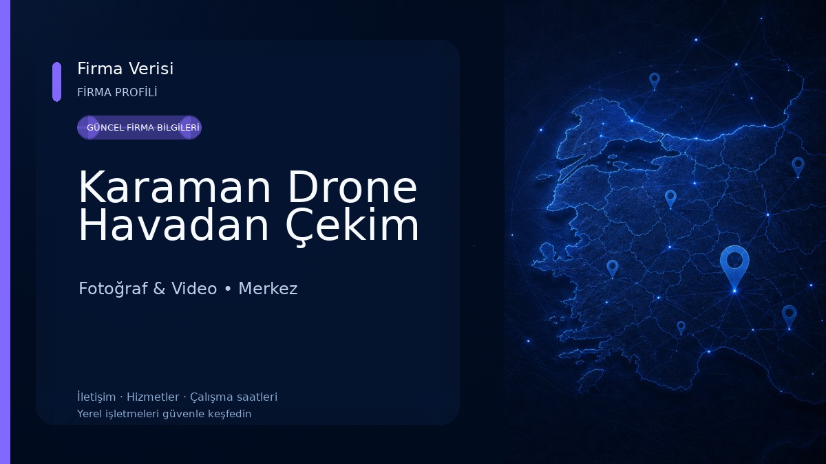 Karaman Drone Havadan Çekim Fotoğraf & Video