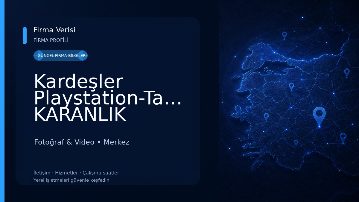 Kardeşler Playstation-Taner KARANLIK Fotoğraf & Video