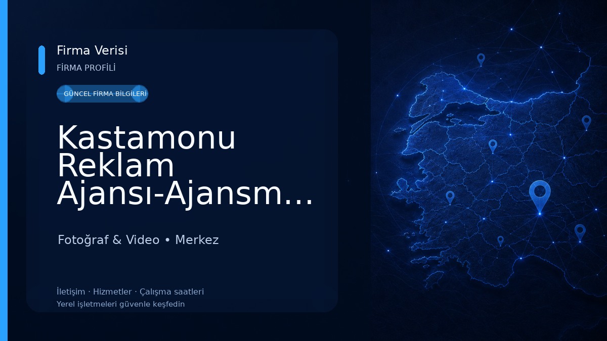 Kastamonu Reklam Ajansı-Ajansmoni 