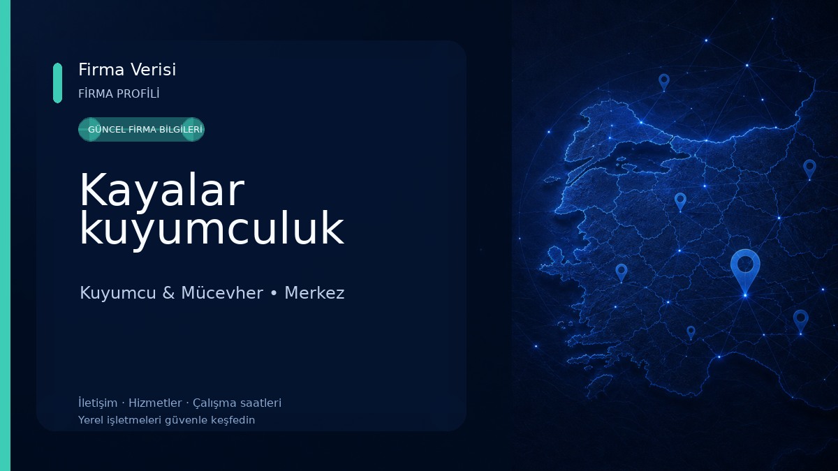 Kayalar kuyumculuk 