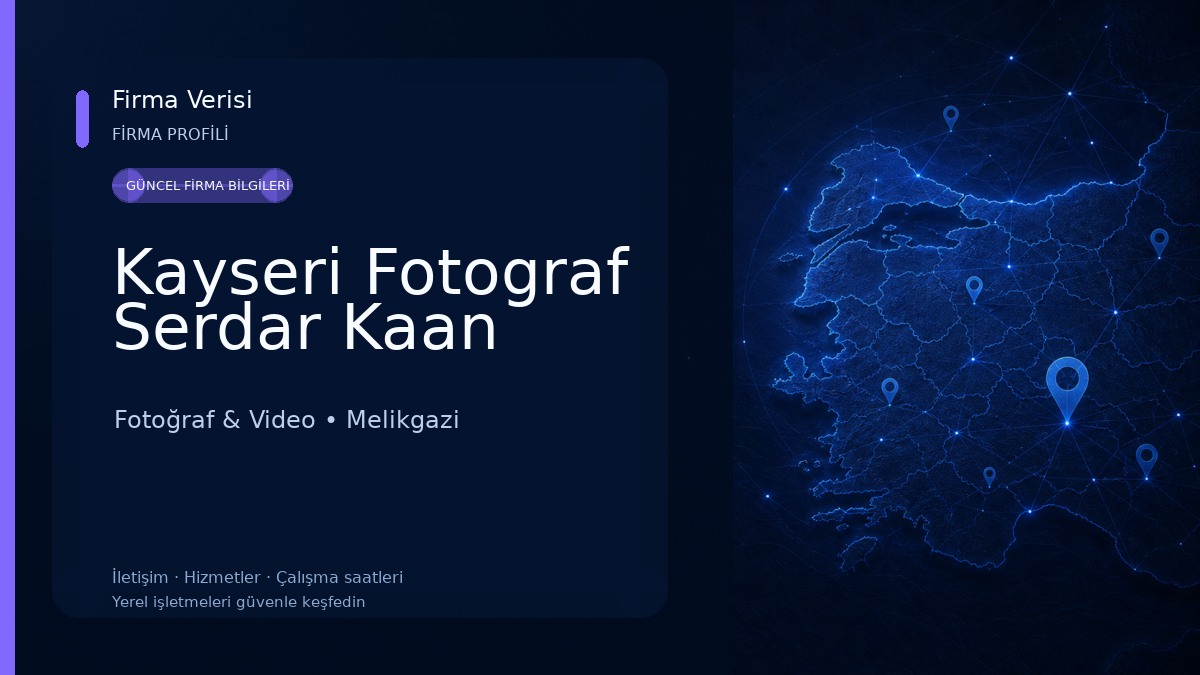 Kayseri Fotograf Serdar Kaan Fotoğraf & Video