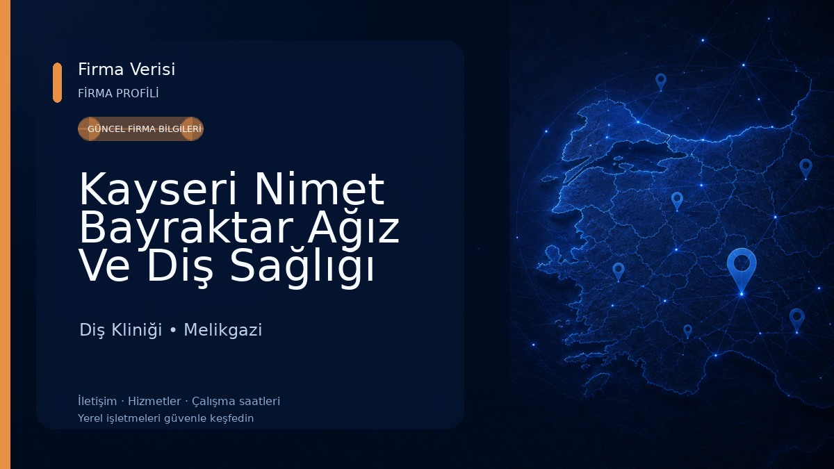 Kayseri Nimet Bayraktar Ağız Ve Diş Sağlığı Hastanesi Diş Kliniği