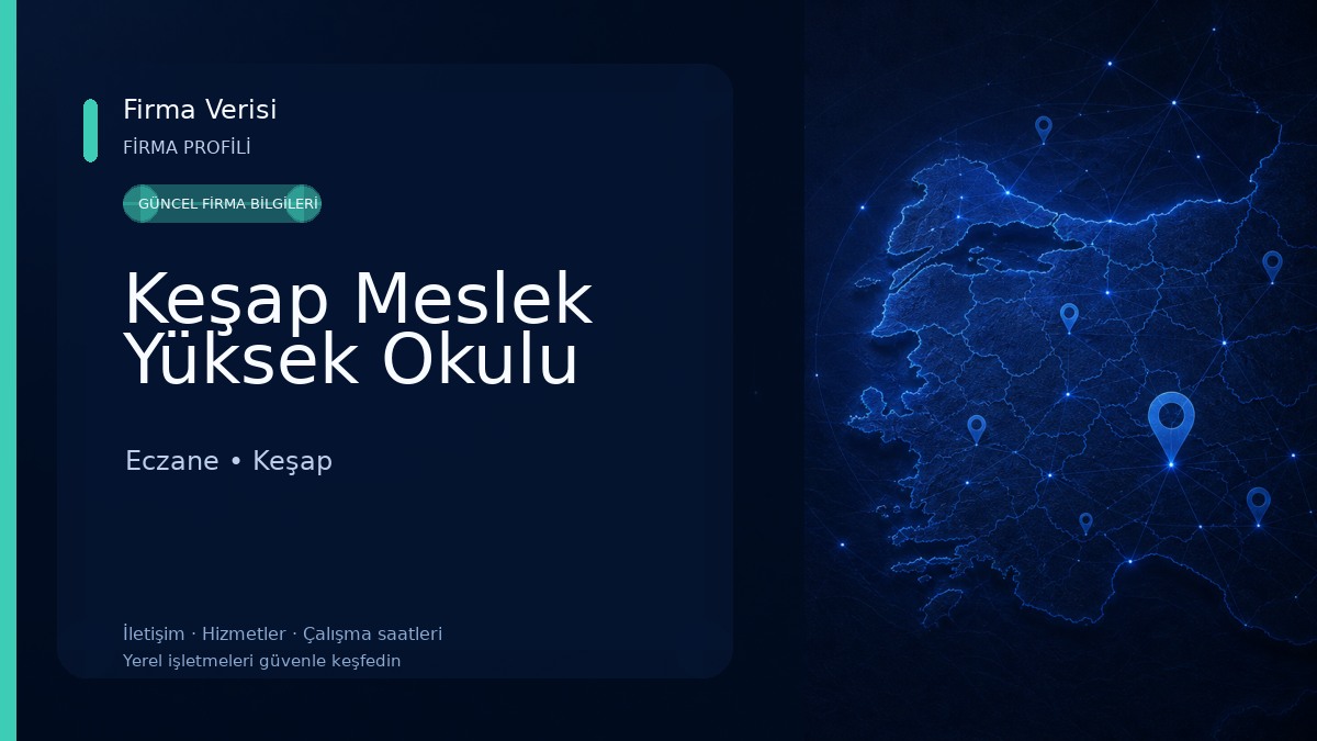 Keşap Meslek Yüksek Okulu Eczane