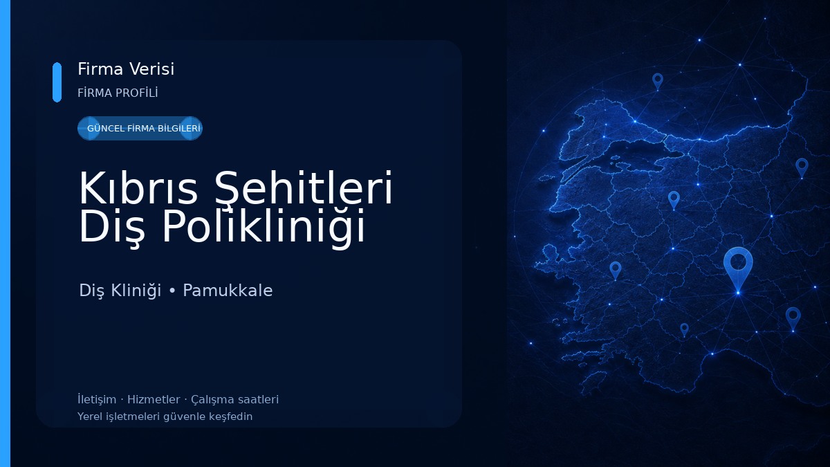 Kıbrıs Şehitleri Diş Polikliniği Diş Kliniği