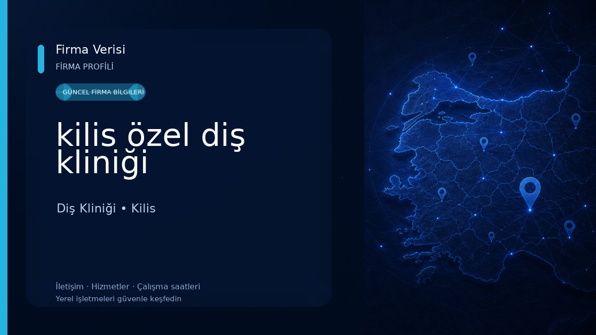 kilis özel diş kliniği Diş Kliniği