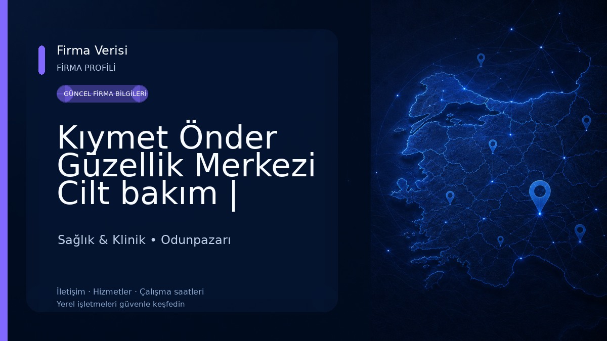 Kıymet Önder Güzellik Merkezi Cilt bakım | Lazer epilasyon Sağlık & Klinik