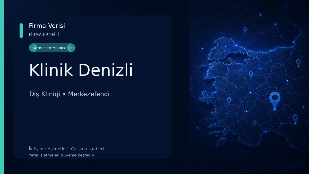 Klinik Denizli Diş Kliniği