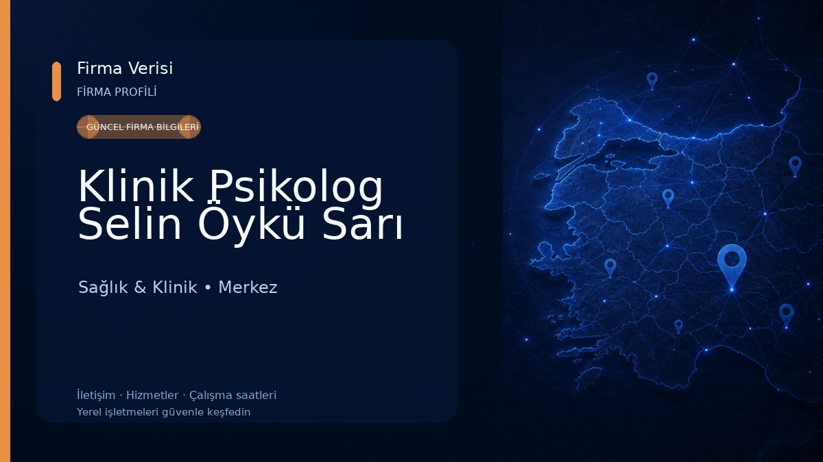 Klinik Psikolog Selin Öykü Sarı 
