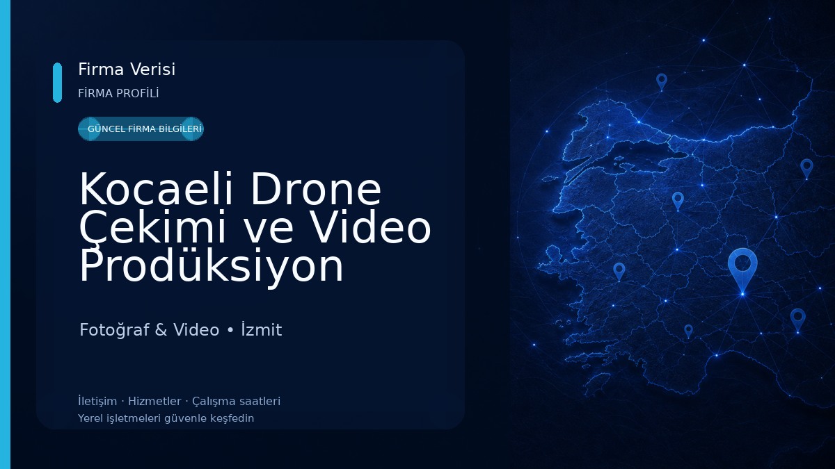 Kocaeli Drone Çekimi ve Video Prodüksiyon @dogan360vr Media Fotoğraf & Video