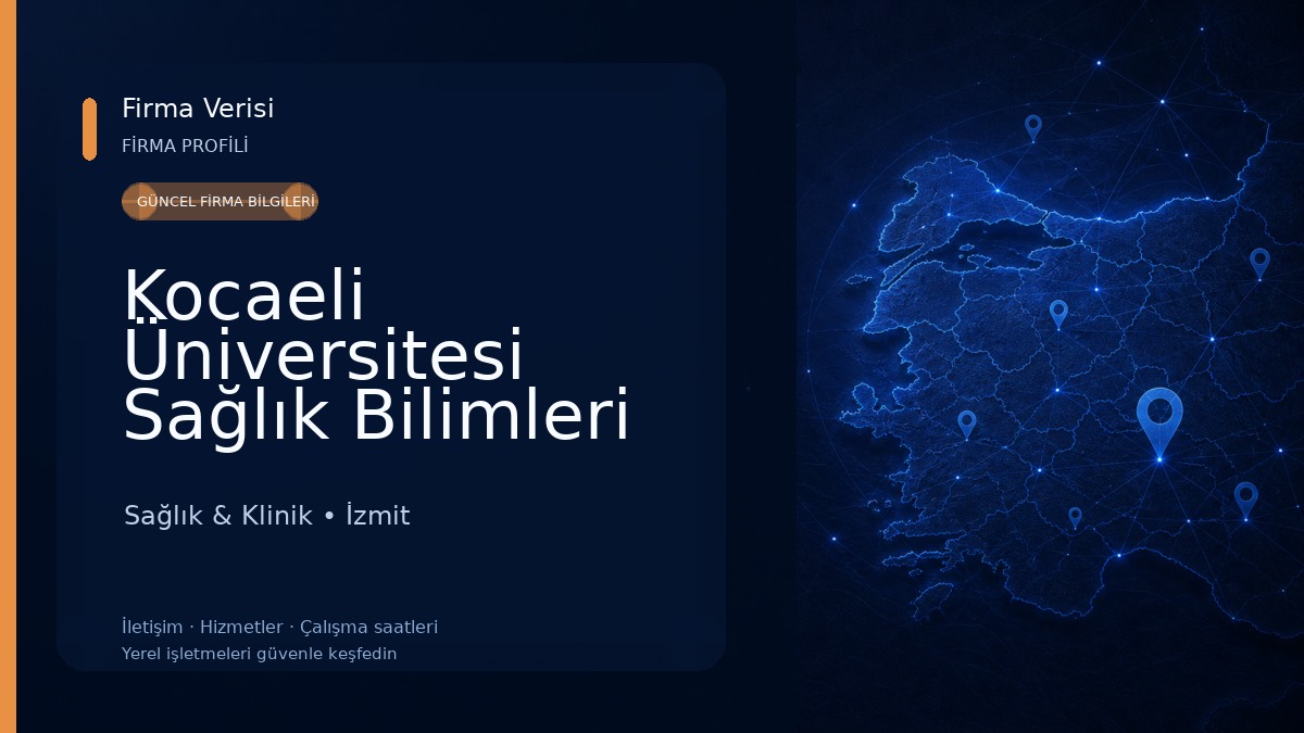 Kocaeli Üniversitesi Sağlık Bilimleri Fakültesi Sağlık & Klinik