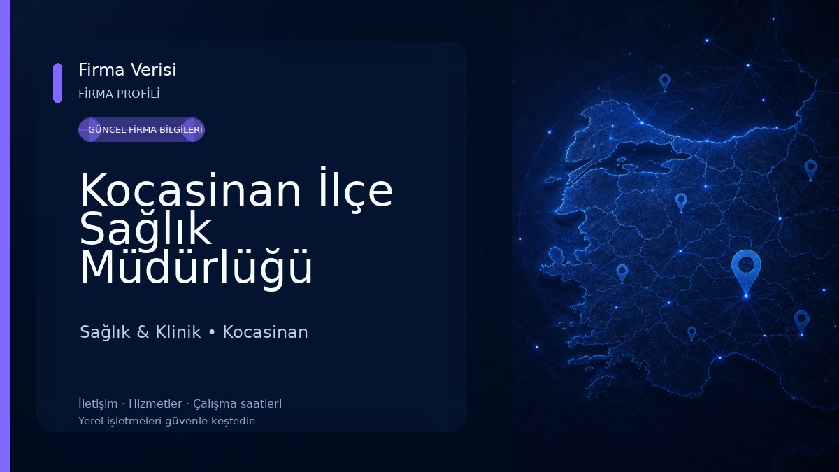 Kocasinan İlçe Sağlık Müdürlüğü Sağlık & Klinik