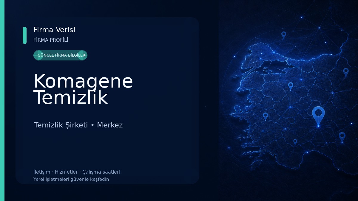 Komagene Temizlik Temizlik Şirketi