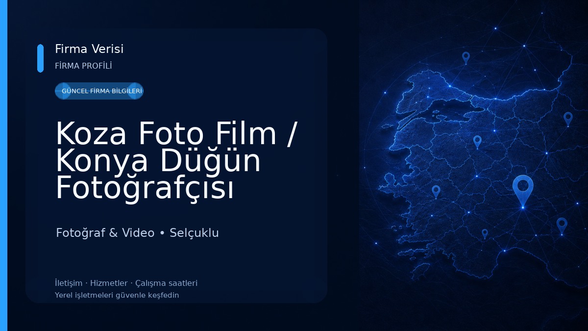Koza Foto Film / Konya Düğün Fotoğrafçısı Fotoğraf & Video