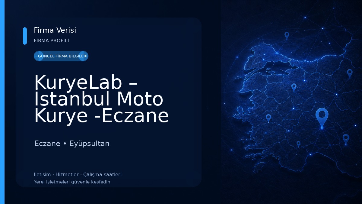 KuryeLab – İstanbul Moto Kurye -Eczane Kurye 