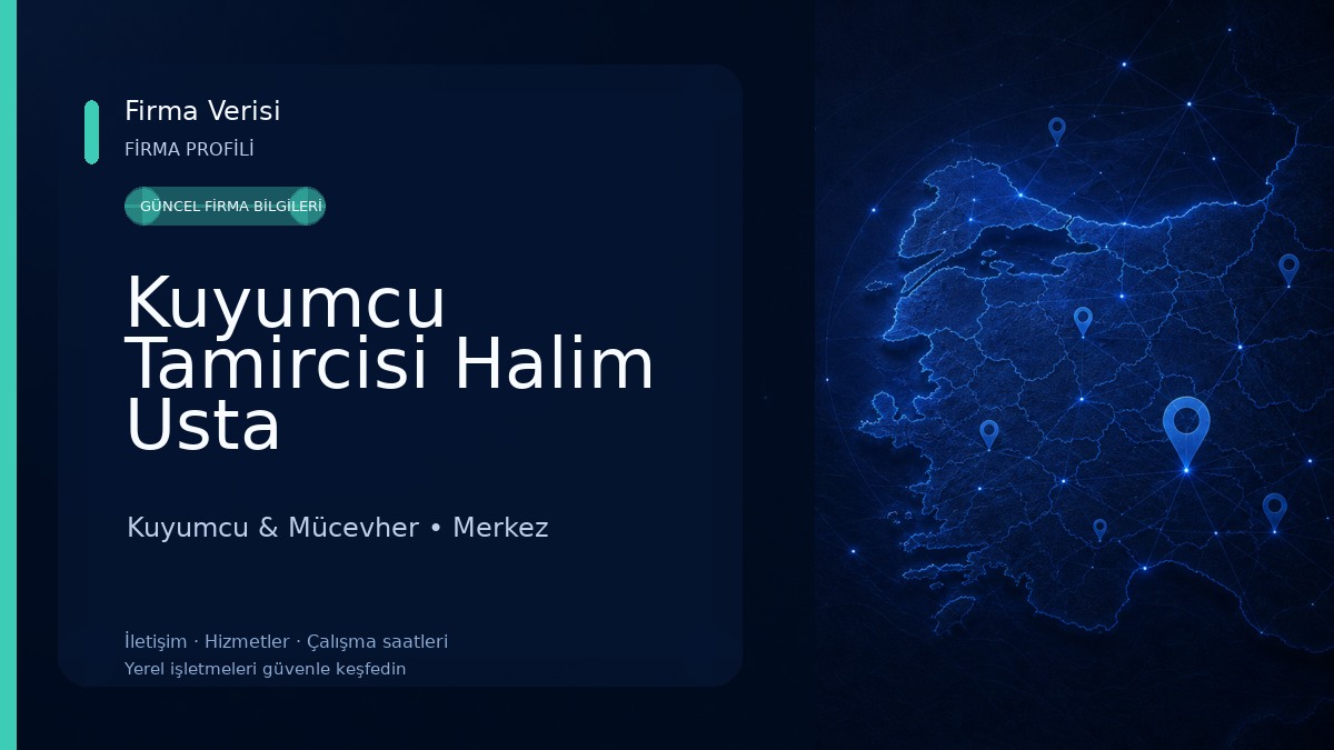 Kuyumcu Tamircisi Halim Usta Kuyumcu & Mücevher