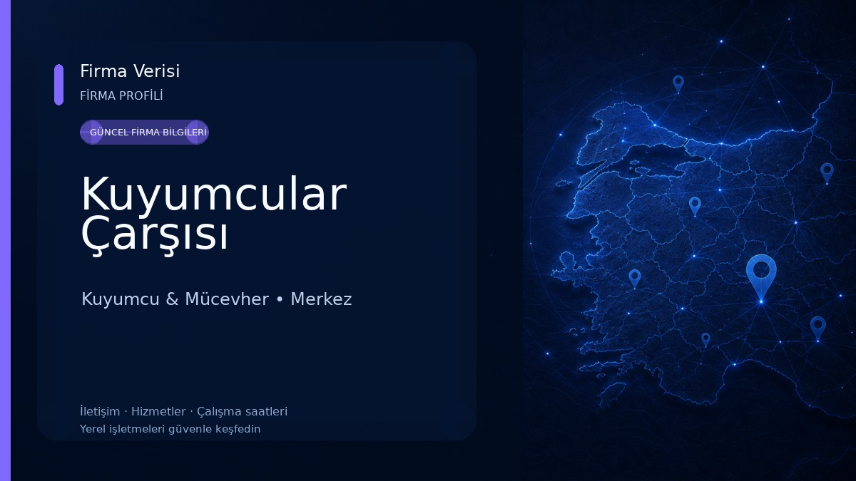Kuyumcular Çarşısı Kuyumcu & Mücevher