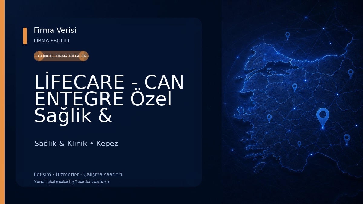 LİFECARE - CAN ENTEGRE Özel Sağlik & Ambulans Hizmetleri(ANTALYA ÖZEL AMBULANS) Sağlık & Klinik