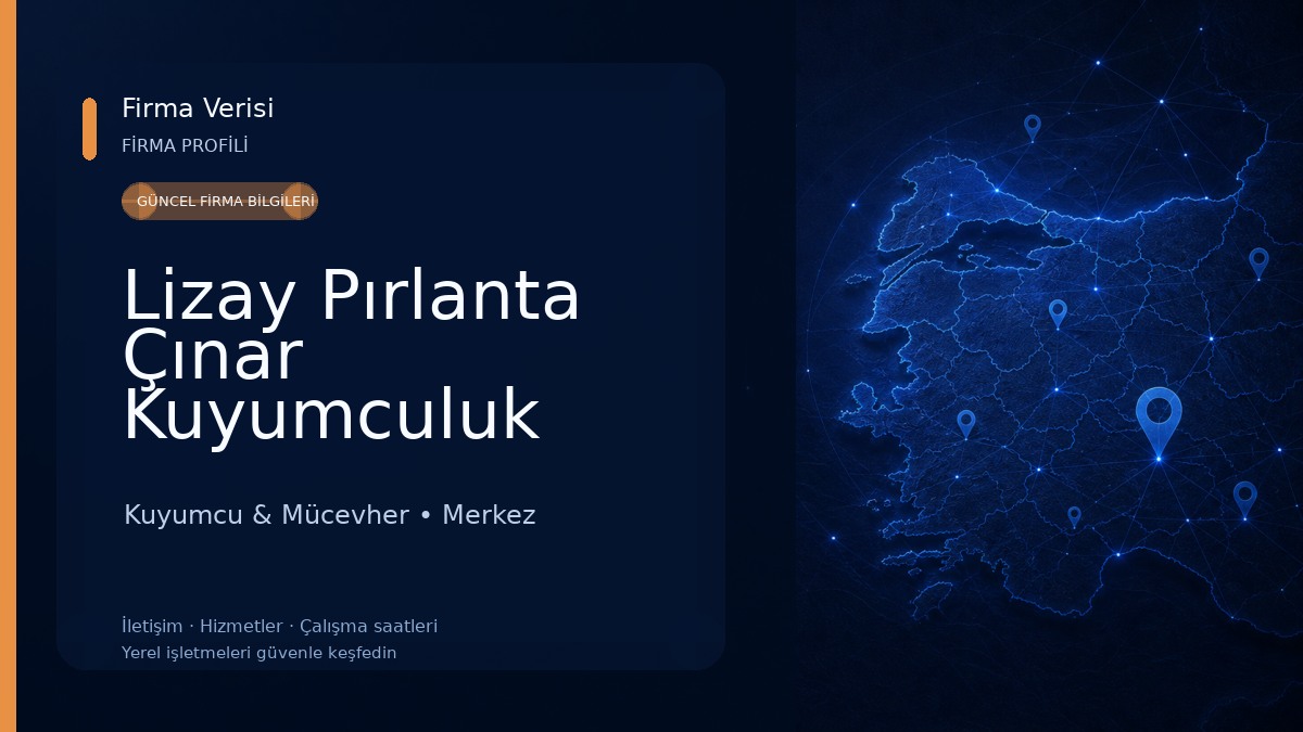Lizay Pırlanta Çınar Kuyumculuk 