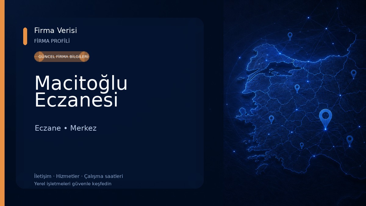 Macitoğlu Eczanesi