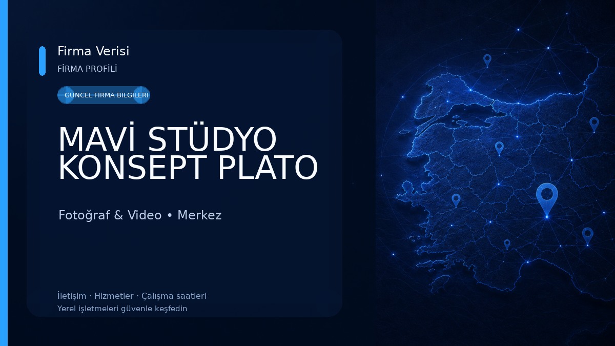 MAVİ STÜDYO KONSEPT PLATO Fotoğraf & Video