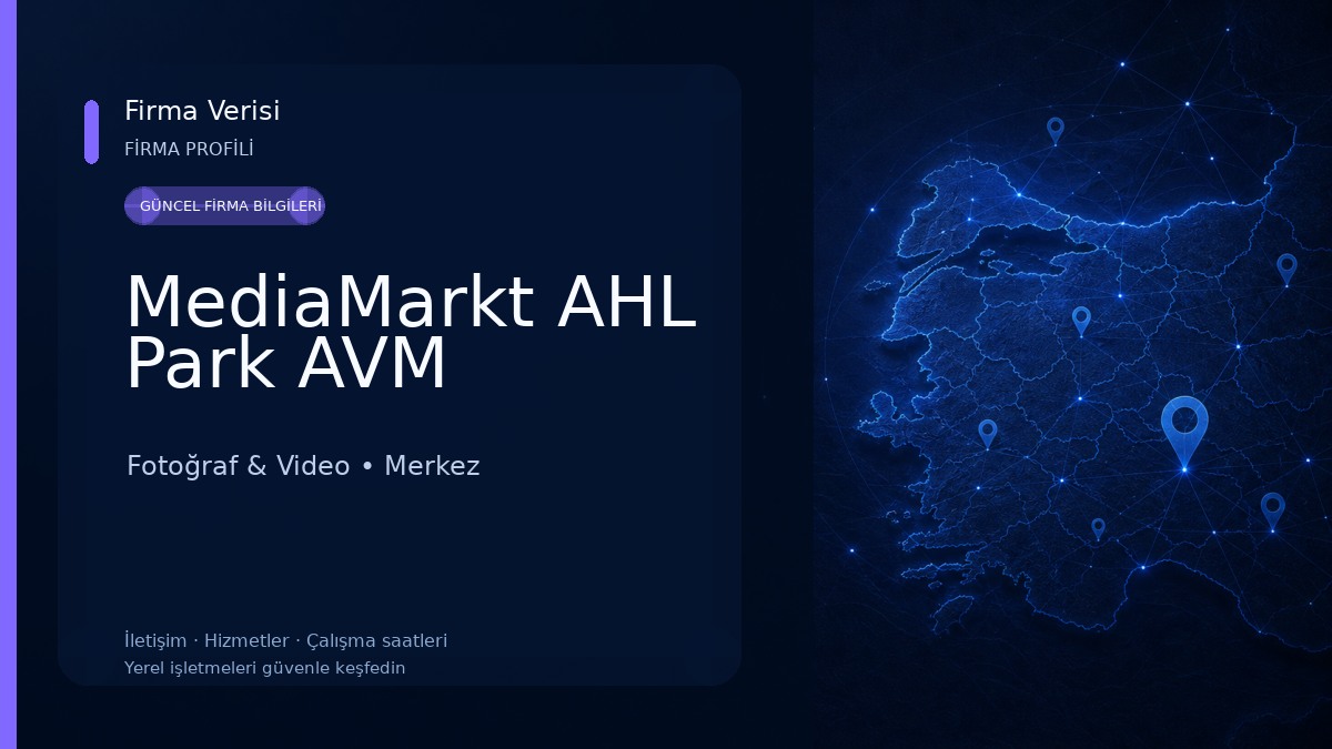 MediaMarkt AHL Park AVM Fotoğraf & Video