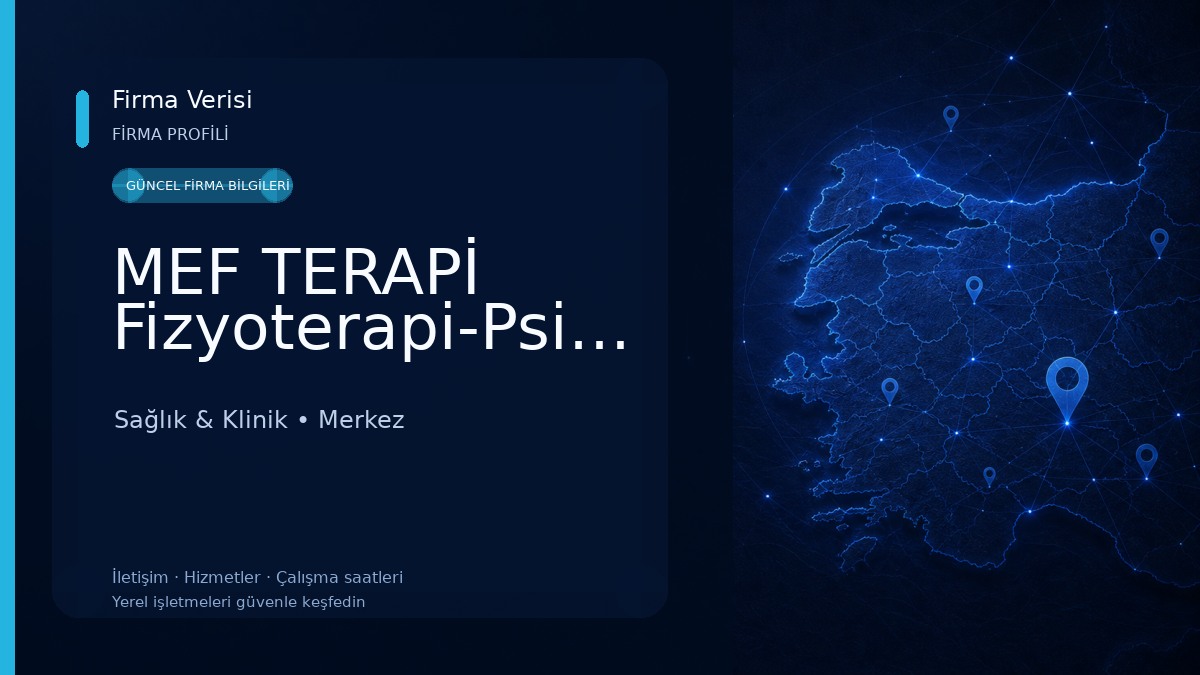 MEF TERAPİ Fizyoterapi-Psikoloji-Diyetisyen-Pilates 