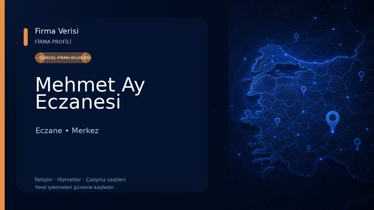Mehmet Ay Eczanesi Eczane