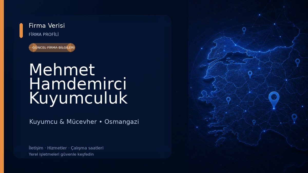 Mehmet Hamdemirci Kuyumculuk Kuyumcu & Mücevher