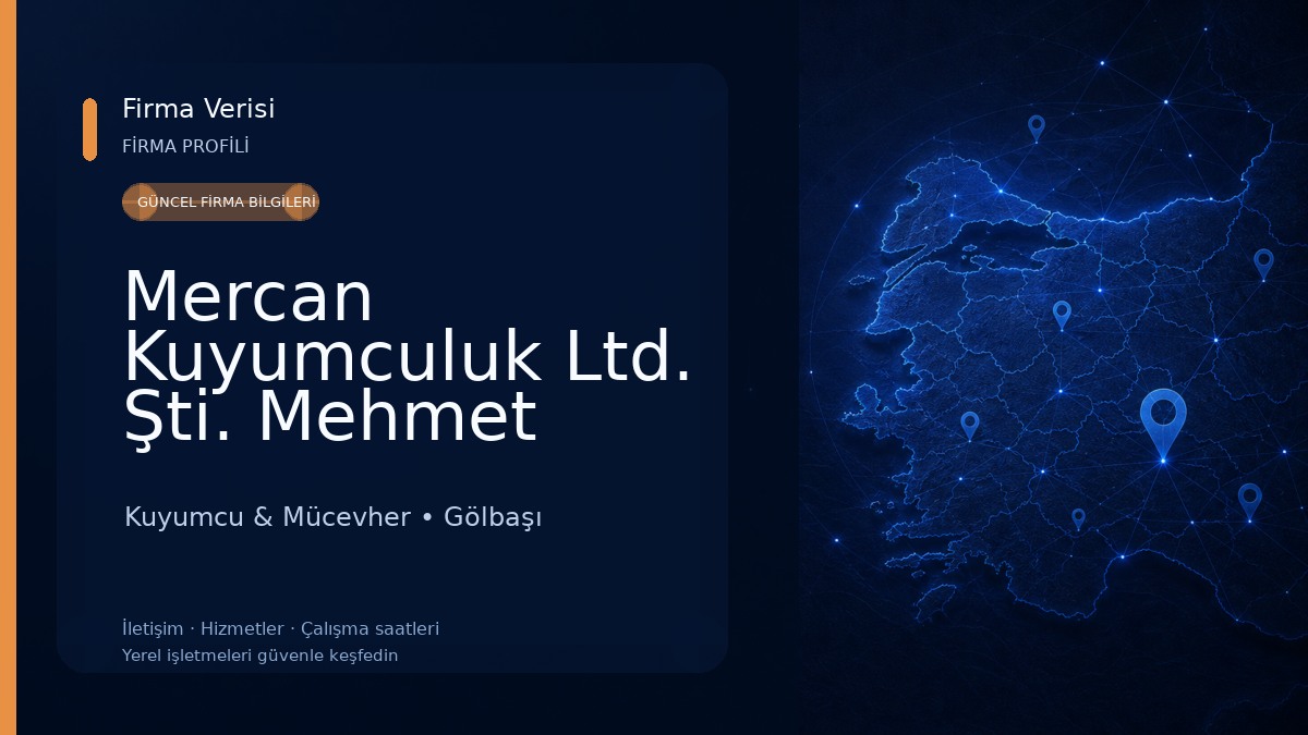 Mercan Kuyumculuk Ltd. Şti. Mehmet Dolma Kuyumcu & Mücevher