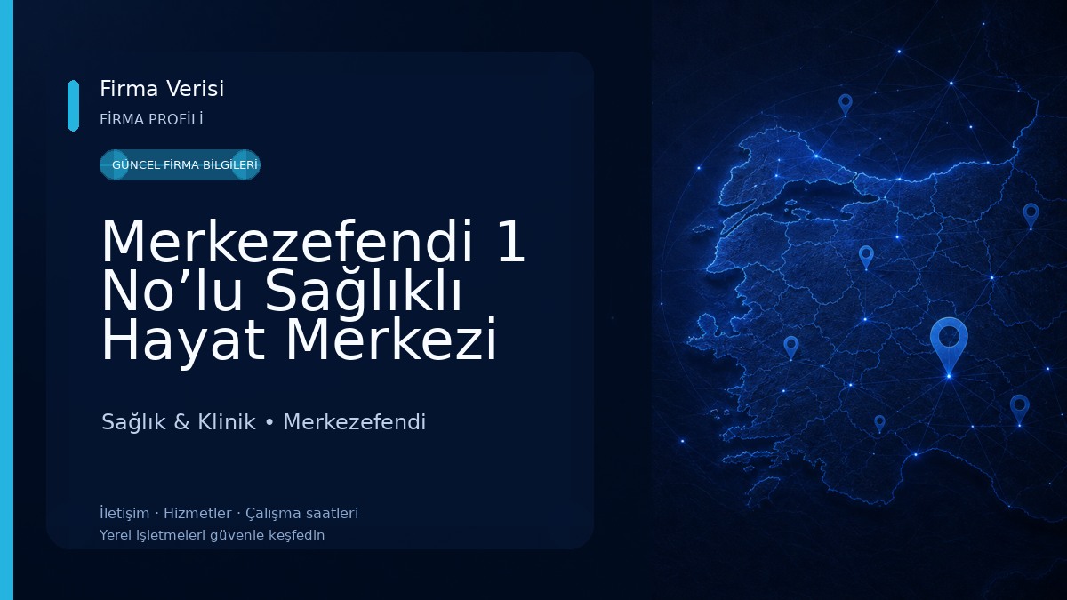Merkezefendi 1 No’lu Sağlıklı Hayat Merkezi Sağlık & Klinik
