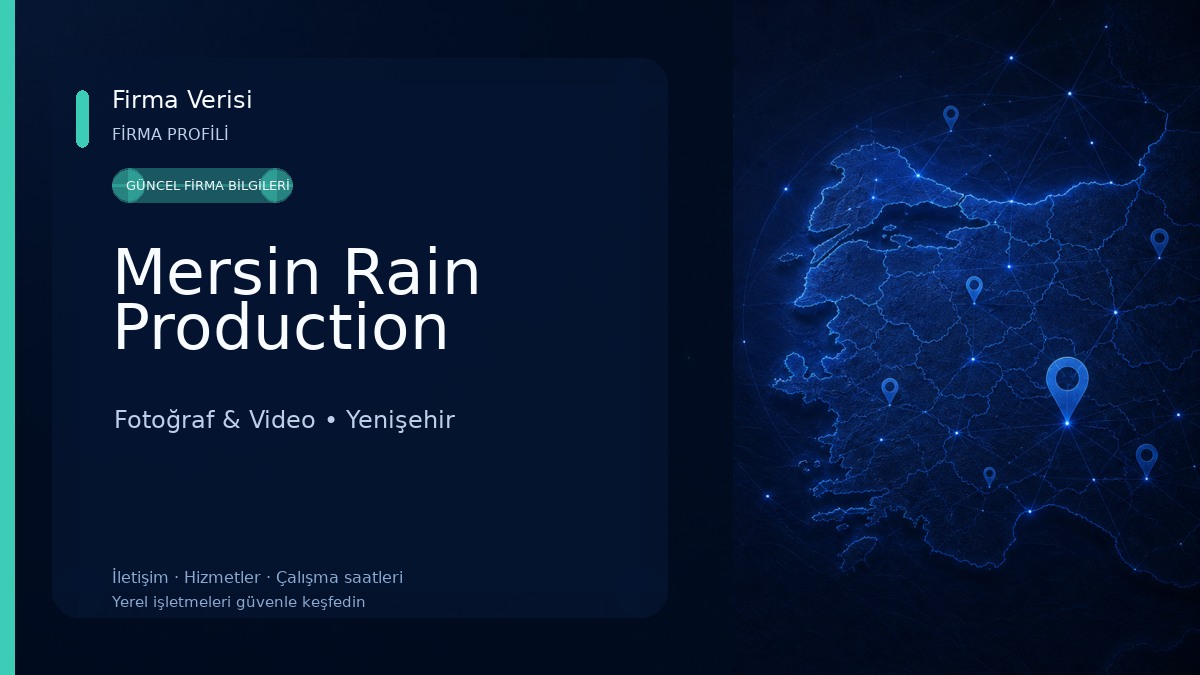 Mersin Rain Production Fotoğraf & Video