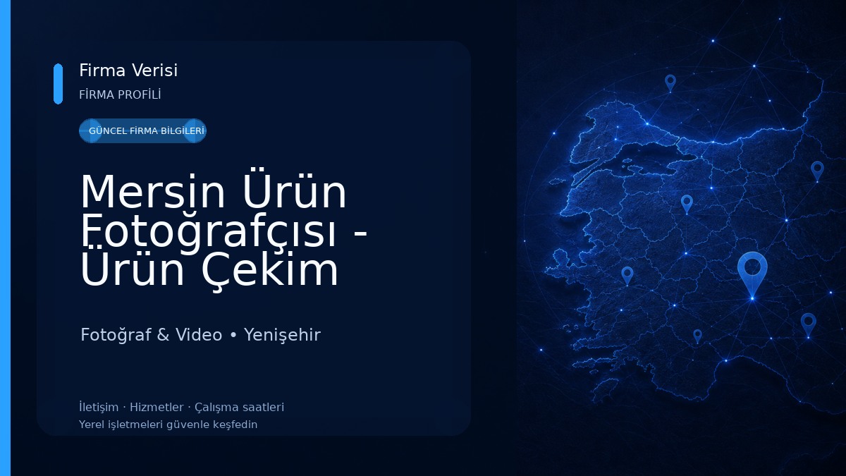 Mersin Ürün Fotoğrafçısı - Ürün Çekim Stüdyosu Fotoğraf & Video