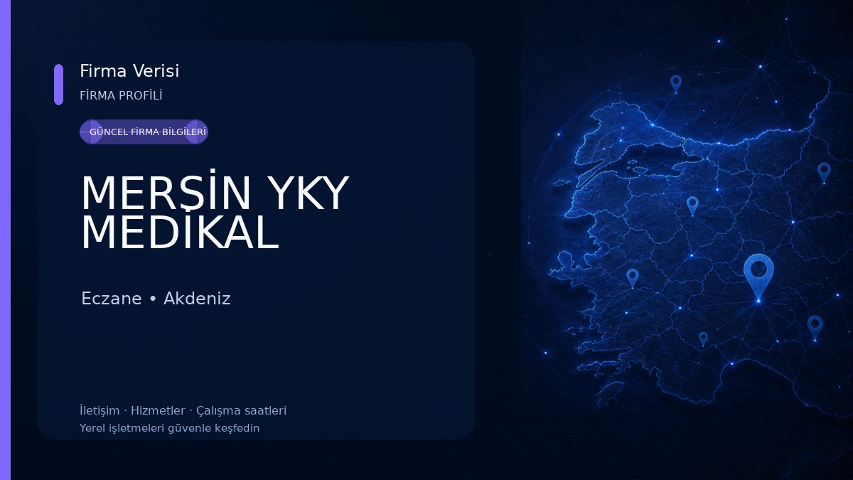 MERSİN YKY MEDİKAL Eczane