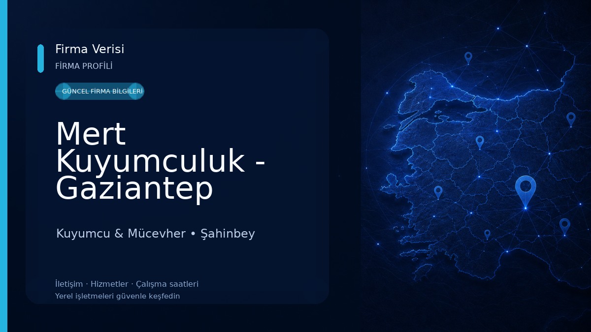 Mert Kuyumculuk - Gaziantep Kuyumcu & Mücevher